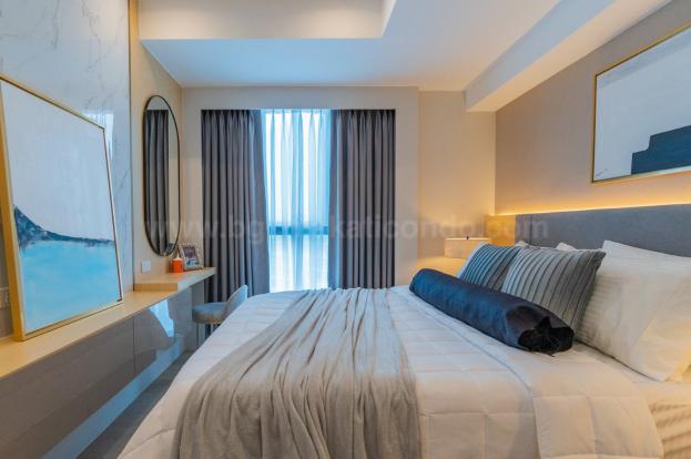 Bedroom 2 of 2-bedroom condo unit at Uptown Parksuites tower 2