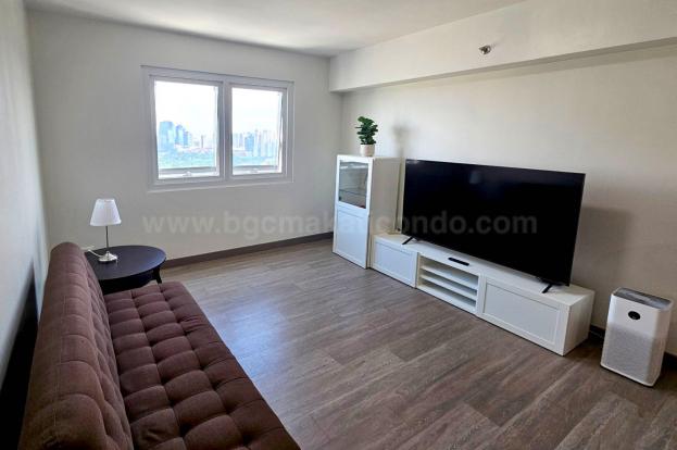 Living area of 2-bedroom condo unit at The Connor at Greenhills