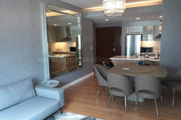 Living and dining areas of 2-bedroom condo unit at Park Terraces tower 2