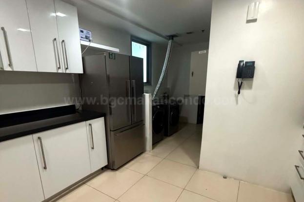 Kitchen area of 2-bedroom condo unit at One Serendra West Tower