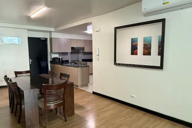 Dining area of 3-bedroom condo unit at Two Serendra Sequoia tower