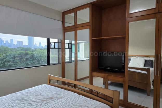 Master bedroom of 2-bedroom condo unit at Bonifacio Ridge