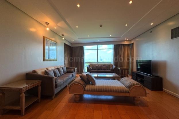 Living area of 3-bedroom condo unit at Pacific Plaza Towers North tower