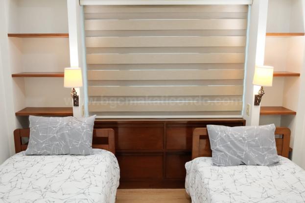 Bedroom 2 of 2-bedroom condo unit at Bonifacio Ridge