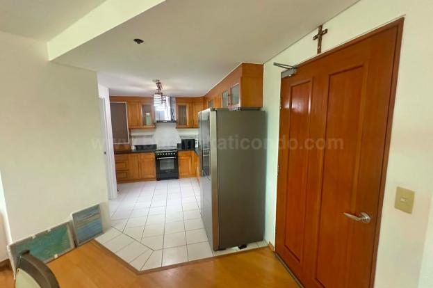 Kitchen area of 2-bedroom condo unit at Bonifacio Ridge