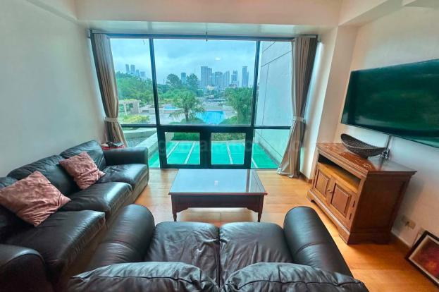 Living area of 2-bedroom condo unit at Bonifacio Ridge