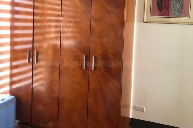 Bedroom 2 closet of three bedroom condominium unit at Bellagio tower 3