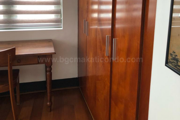 Master's bedroom closet of three bedroom condominium unit at Bellagio tower 3