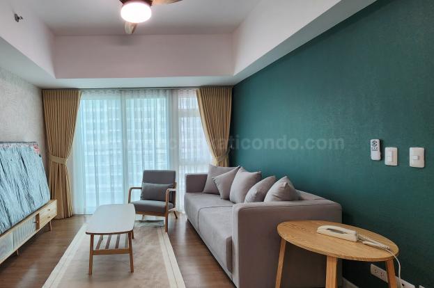Living area of 2-bedroom condominium unit at West Veranda