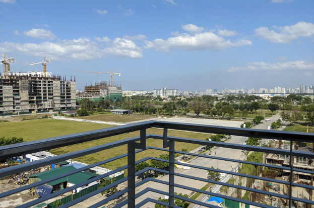 View from balcony of 2-bedroom condominium unit at West Veranda