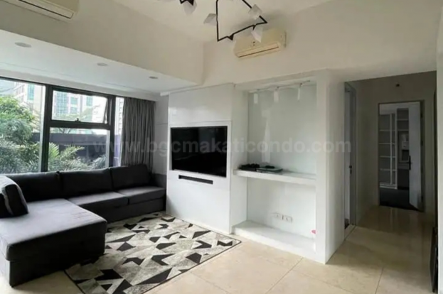 Living area of 2-bedroom condominium unit at grand hyatt residences