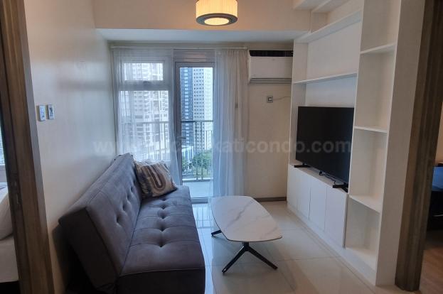 Living area of 2-bedroom condo unit at The Trion Towers tower 3