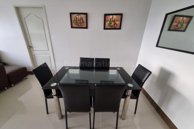 Dining area of two bedroom condominium unit at Bellagio tower 3