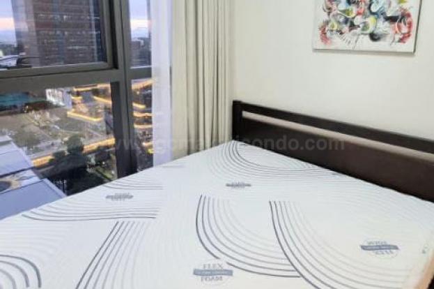 Bedroom of 2-bedroom condo unit at Uptown Ritz