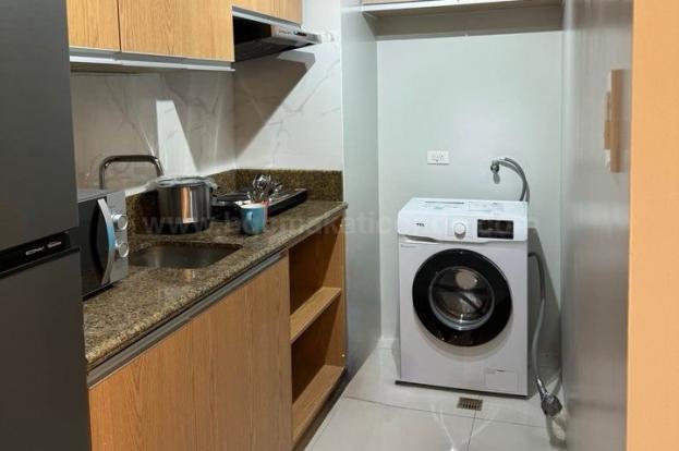 Kitchen area of 1-bedroom condo unit at Times Square West