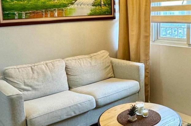 Living area of 2-bedroom condo unit at Times Square West
