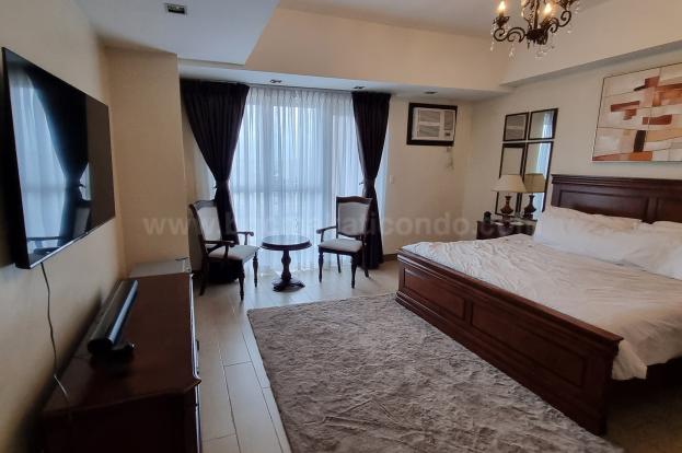 Master's bedroom of 3-bedroom condominium unit at The Venice Luxury Residences Fiorenzo tower