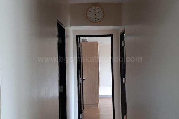 Hallway of 2-bedroom condo unit at Two Maridien