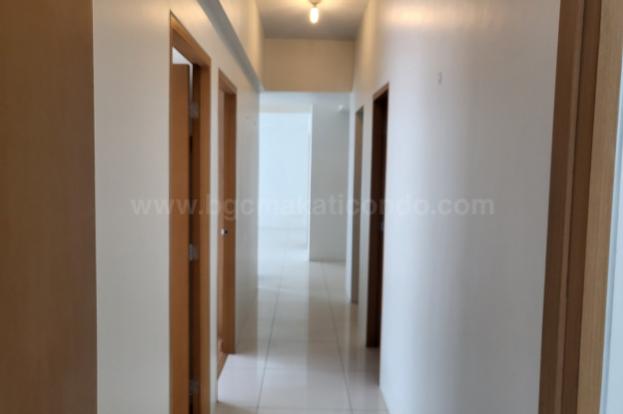 Hallway of 3-bedroom condo unit at Madison Park West