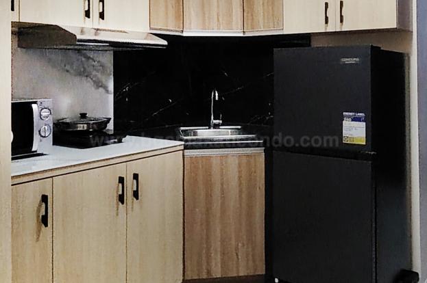 Kitchen area of studio condo unit at Avida Towers One Union Place tower 1