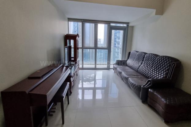 Living area of 3-bedroom condo unit at Uptown Parksuites tower 2