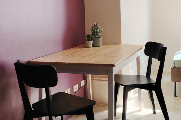 Dining area of studio condo unit at Avida Towers One Union Place tower 1