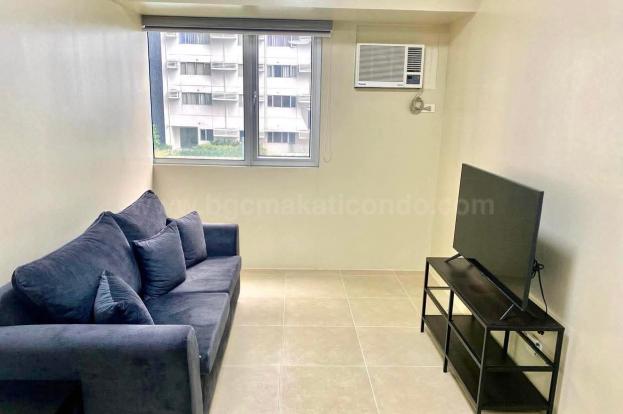 Living area of 1-bedroom condo unit at Avida Towers Turf tower 2