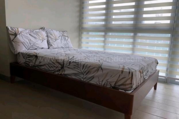 Bedroom of 1-bedroom condo unit at Uptown Parksuites tower 2